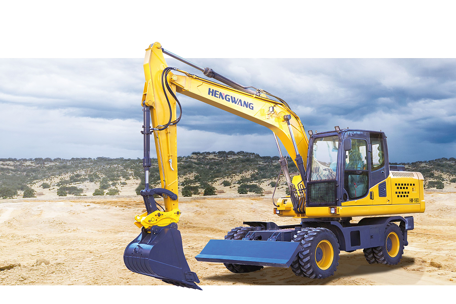 HW180 Wheel Excavator — main image