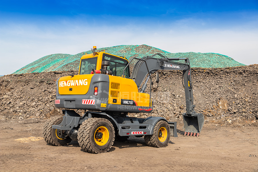HWL75S Wheel Excavator — main image